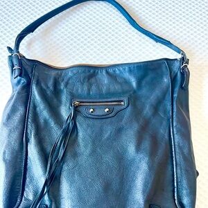 Balenciaga 2013 Black Papier Shoulder Bag